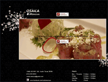 Tablet Screenshot of osakasushiaustin.com